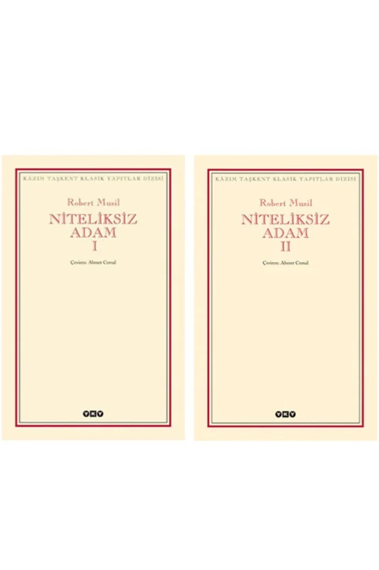 Niteliksiz Adam 1 Ve 2 Cilt Takım