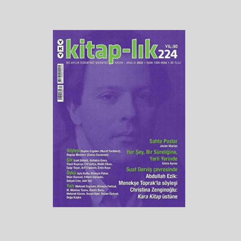 Kitap-Lık Dergisi Sayı 224 / Kasım - Aralık  2022