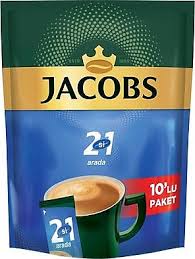 Jacobs Kahve 2 si 1 Arada 10,5 gr 10'lu Paket 105 Gr