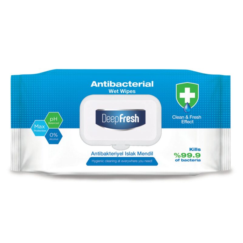 Deep Fresh Antiviral Alkollü Islak Mendil 100 Yaprak