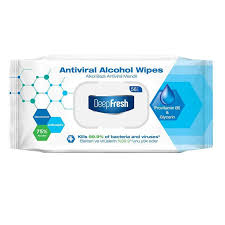 Deep Fresh Antiviral Alkollü Islak Mendili 56 Yaprak