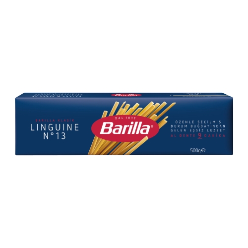 Makarna Barilla Linguine Yassı Spagetti No.13 500 gr