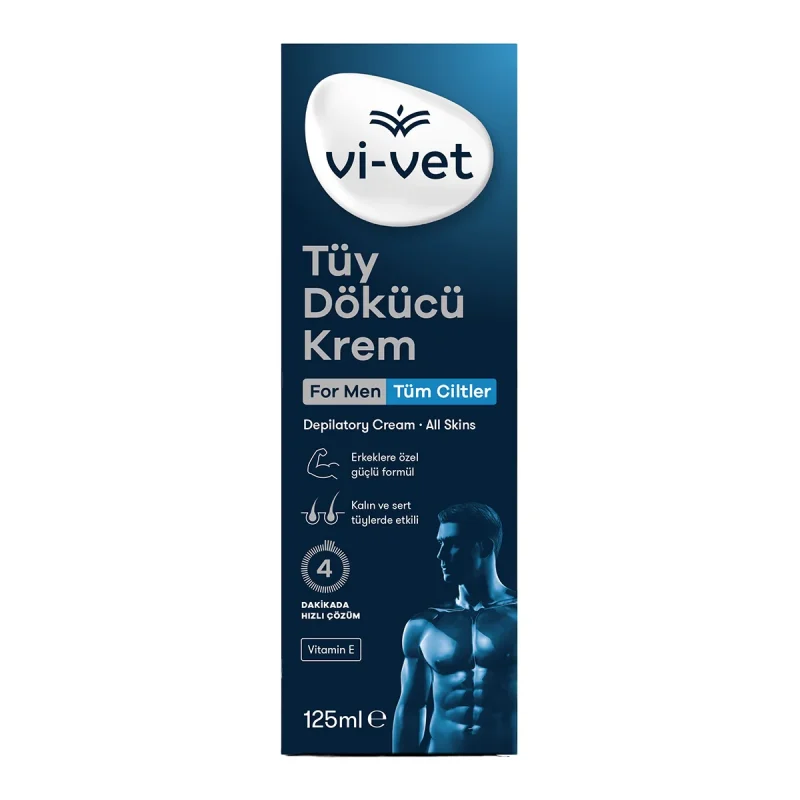 Tüy Dökücü Krem For Men 125 ml Vivet