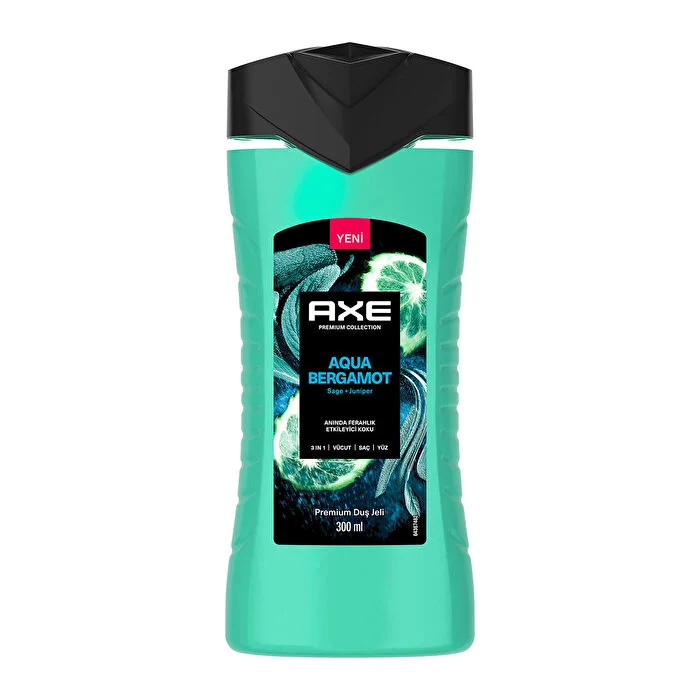 Axe Duş Jeli Aqua Bergamot 3 in 1 300 ml