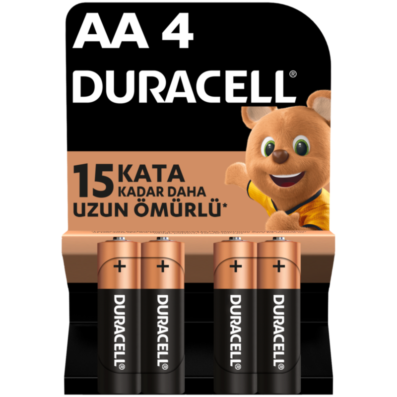 Kalem Pil Duracell Kalem AA4 Pil 4lü