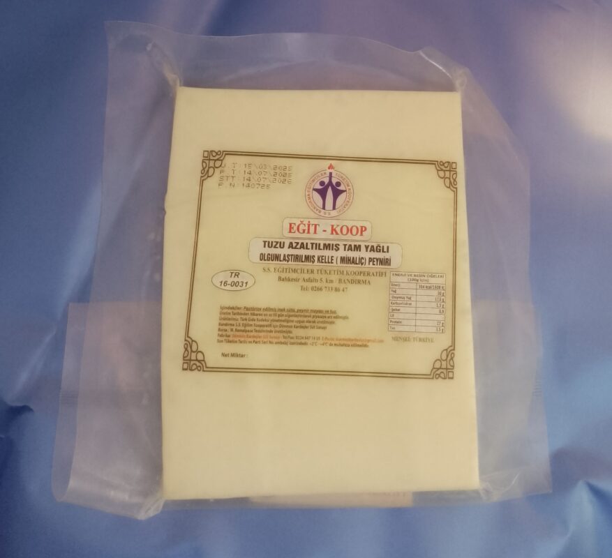 Tuzu Azaltılmış Tam Yağlı Olgunlaştırılmış (Mihalıç) Kelle Peyniri 235 gr