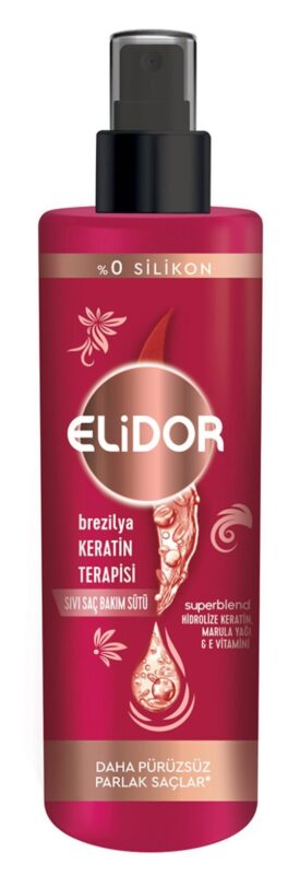 Elidor Sıvı Saç Bakım Sütü Brezilya Keratin Terapisi 200 ml