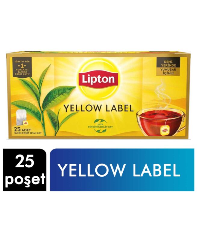 Lipton Yellow Label Bardak Poşet Çay 25 Adet