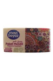 Mavi Beyaz Paket Mendil 550 yaprak