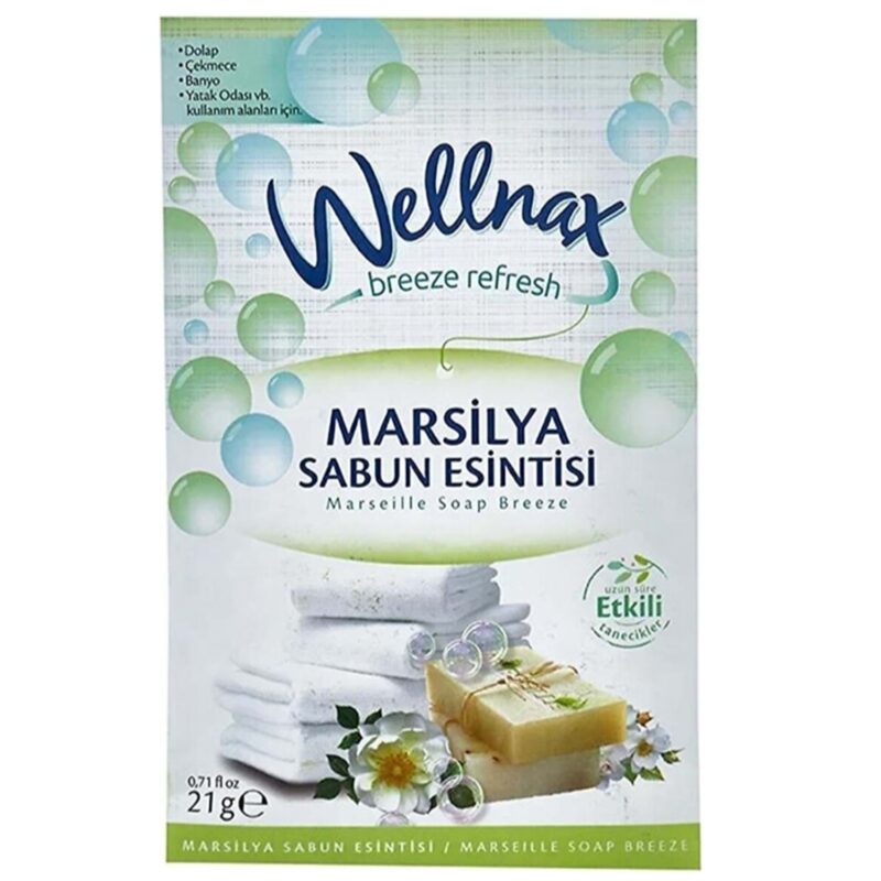 Wellnax Marsilya Sabunu Dolap ve Çekmece Koku Kesesi 21 gr