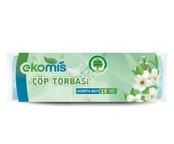 Ekomis Orta Boy Çöp Torbası 15 Adet