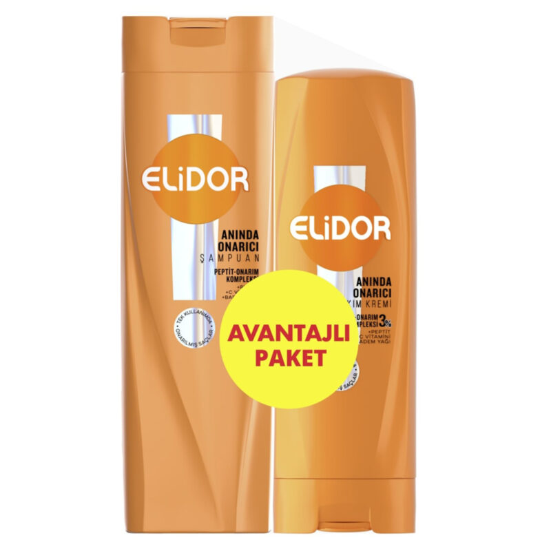 Elidor Anında Onarıcı Şampuan Peptit Onarım 650 ml + 325 ml