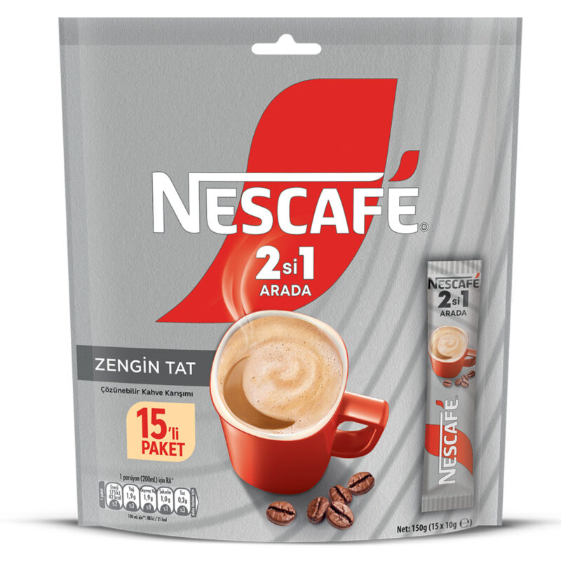 Nescafe 2 si 1 Arada Zengin Tat 15li Paket