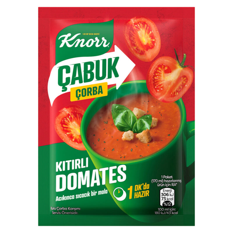 Knorr  Kıtırlı Domates Çabuk Çorba 22 gr