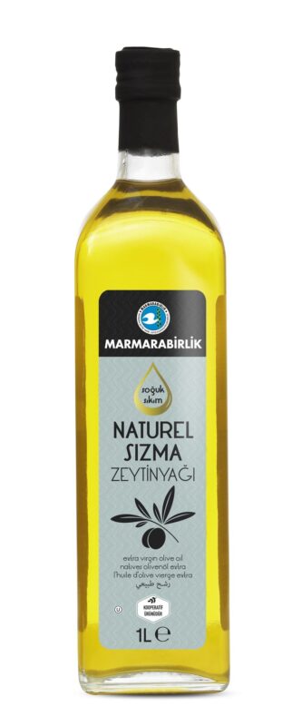 Marmara Birlik Naturel Sızma Soğuk Sıkım Zeytinyağı 1 lt