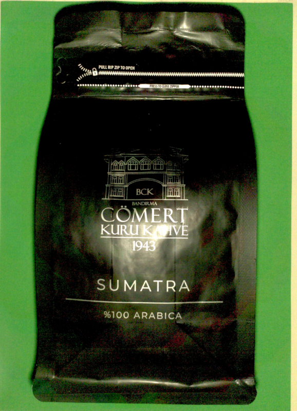 Cömert Kuru Kahve Çekirdek  Sumatra 250 gr