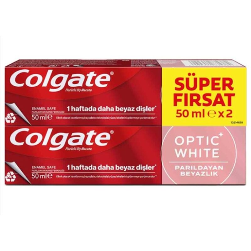 Colgate Optic White Diş Macunu 2 x 50 ml