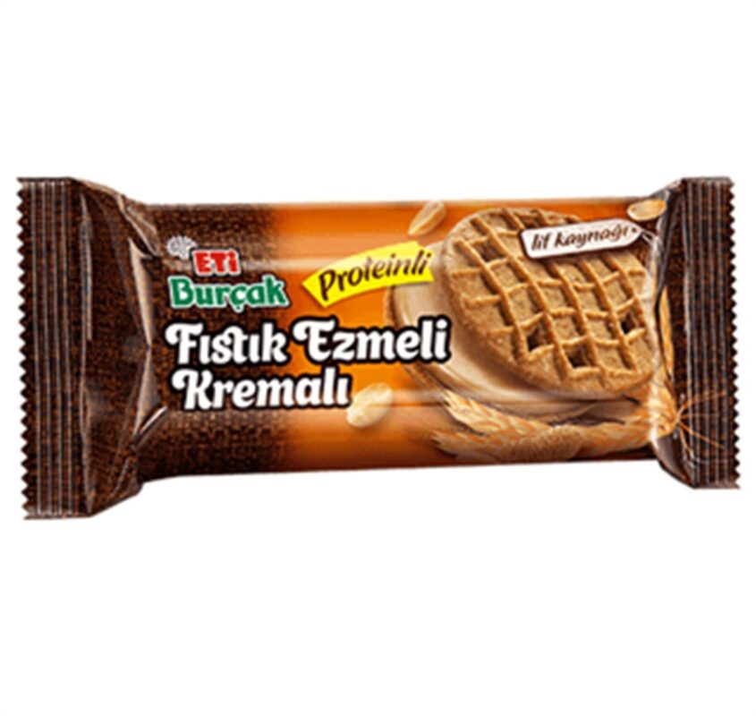 Eti Burçak Fıstık Ezmeli Kremalı Bisküvi 158 gr