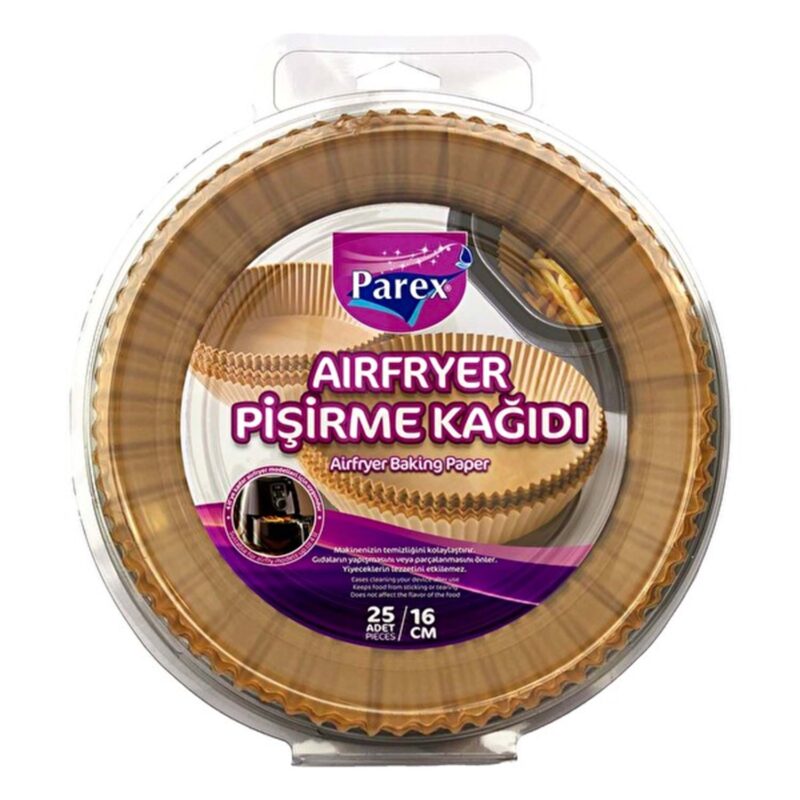 Parex Airfryer Pişirme Kağıdı 25 Adet