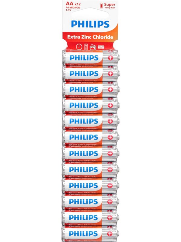 Philips Extra Zinc Chloride AA Pil 12 Adet 1,5 Volt