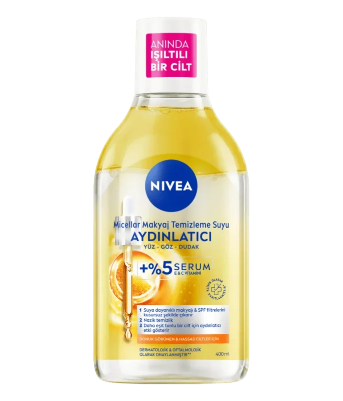 Nivea Aydınlatıcı Micellar Makyaj Temizleme Suyu % 5 Serum